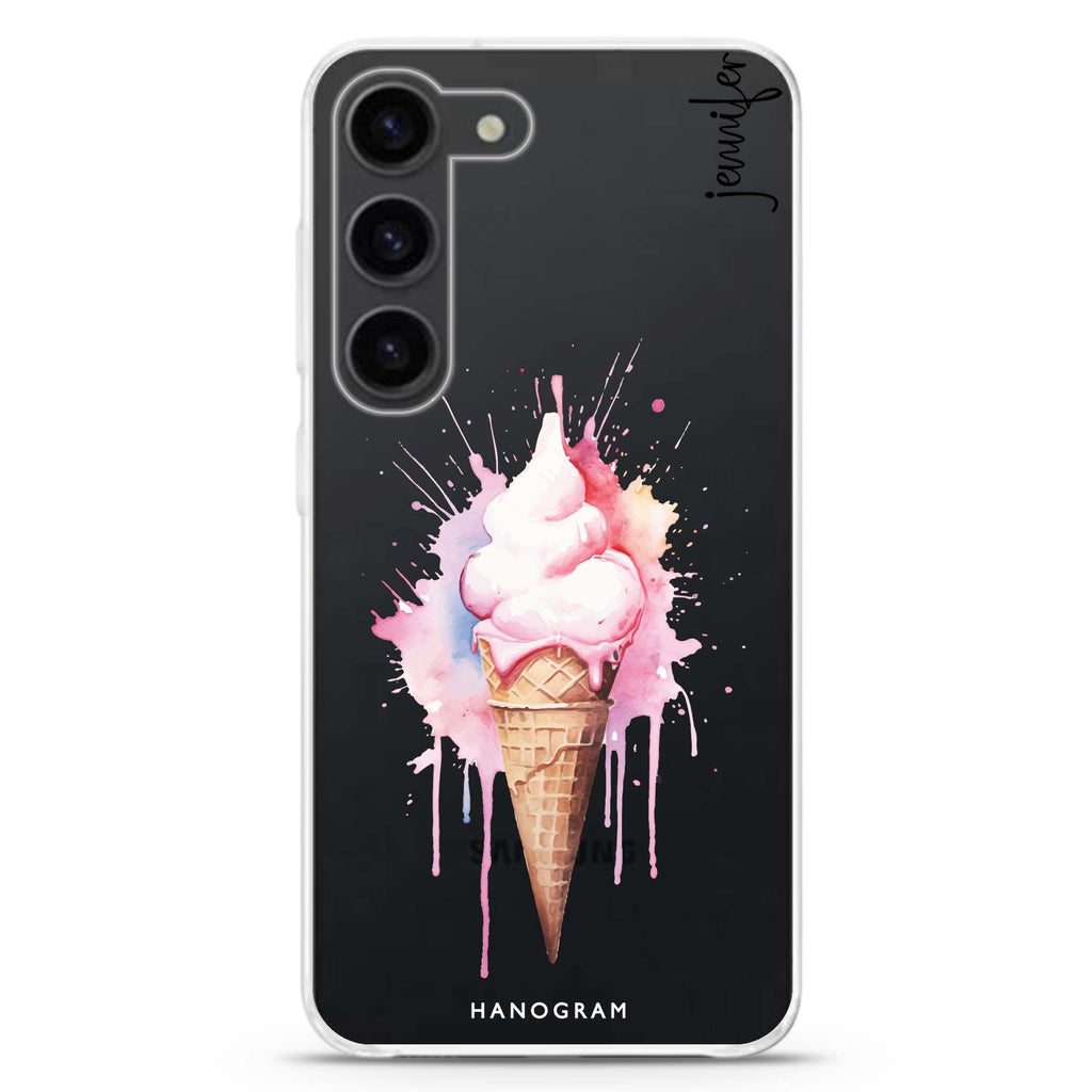 Sweet Swirls Samsung Galaxy 水晶透明保護殼