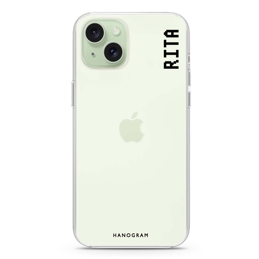 Pixel Custom Name II iPhone 15 水晶透明保護殼