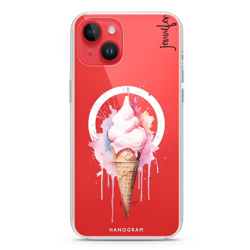 Sweet Swirls iPhone 14 Magsafe 兼容水晶透明保護殼