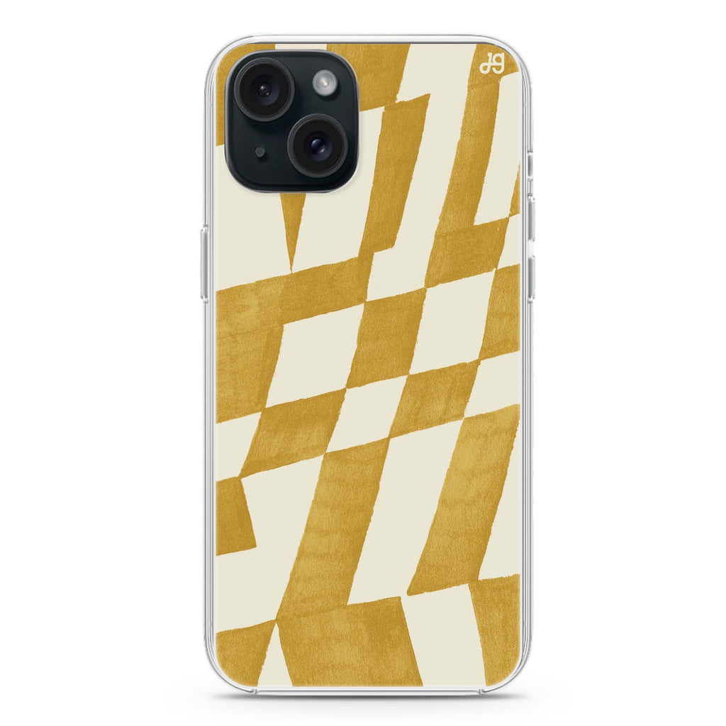 Abstract Paint Pattern iPhone 15 Plus Magsafe 兼容水晶透明保護殼