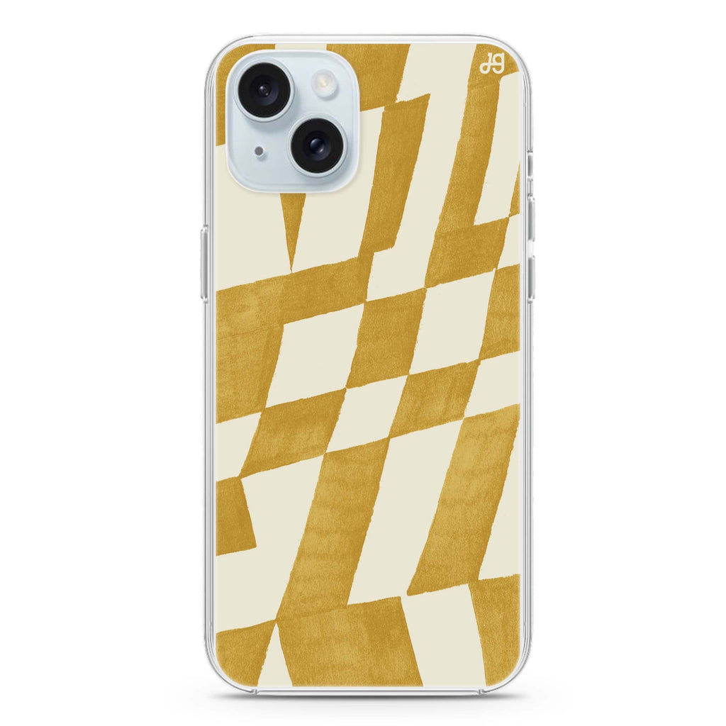 Abstract Paint Pattern iPhone 15 Magsafe 兼容水晶透明保護殼
