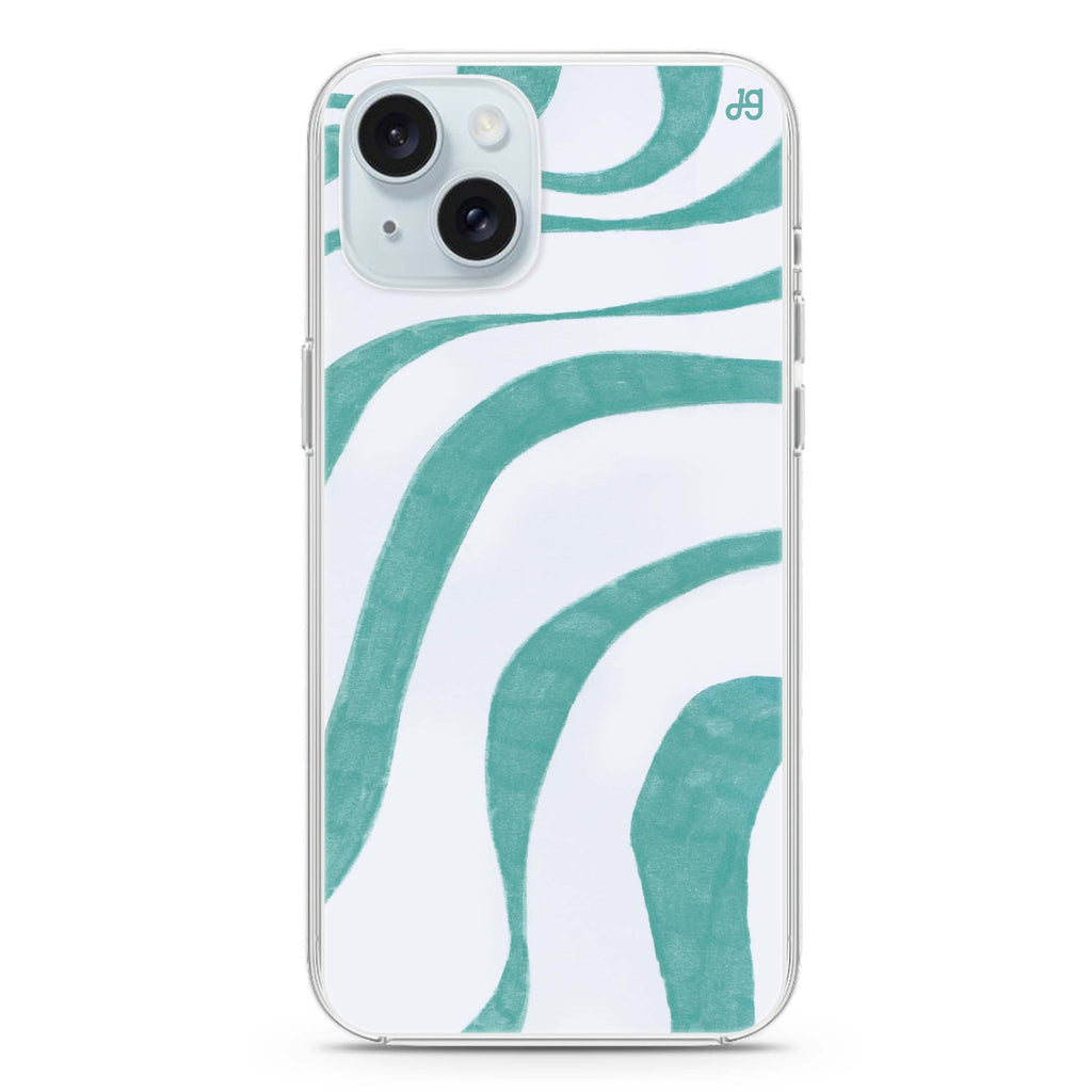 Abstract Paint Pattern iPhone 15 plus 水晶透明保護殼
