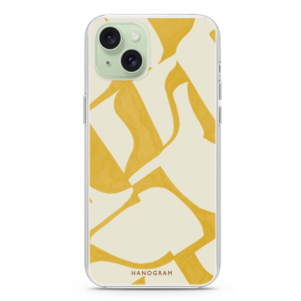 Abstract Paint Pattern iPhone 15 plus 水晶透明保護殼