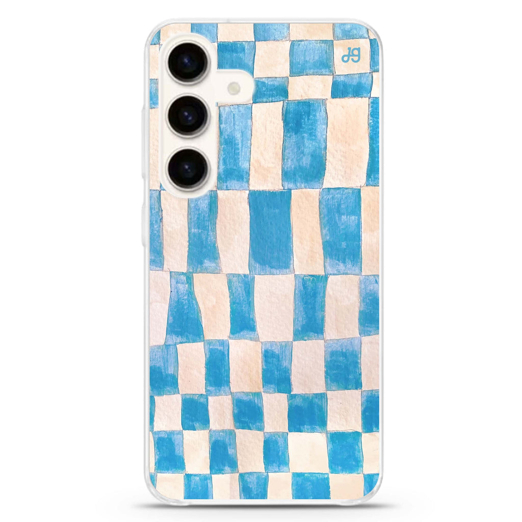 Abstract Paint Pattern Samsung Galaxy S26/S25/S24 水晶透明保護殼正面展示