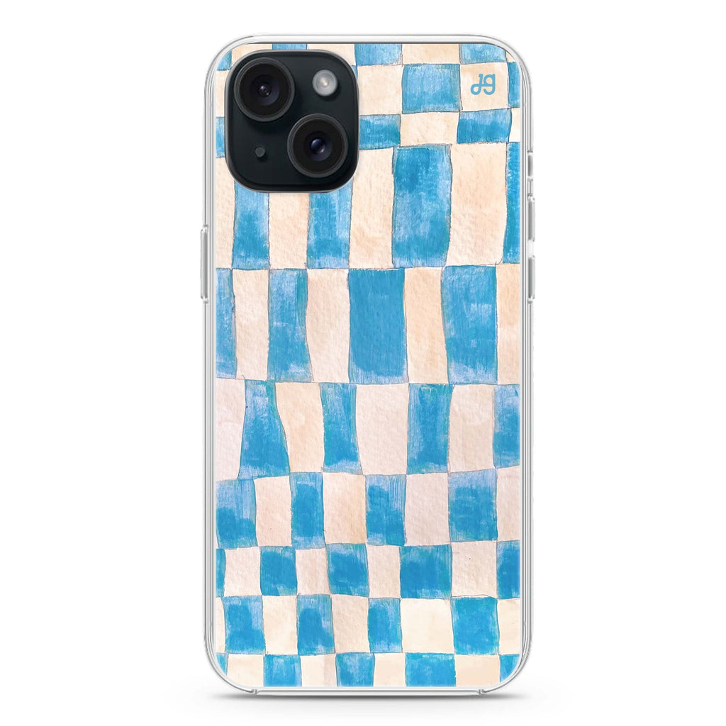 Abstract Paint Pattern iPhone 15 Magsafe 兼容水晶透明保護殼