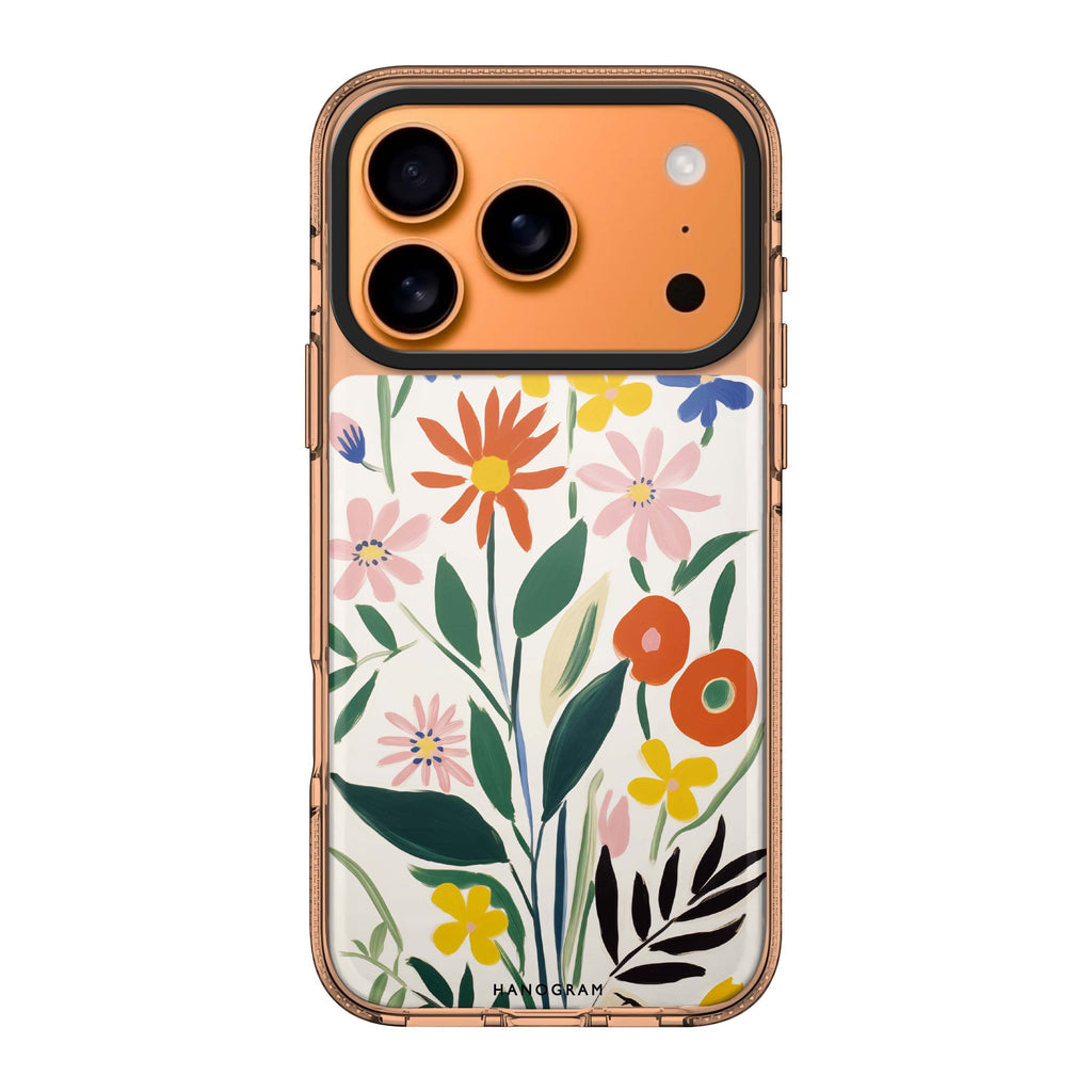 Floral Impressions iPhone 17 Pro Max MagSafe 水晶透明保護殼 花卉圖案設計 圖1