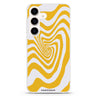 Abstract Paint Pattern Samsung Galaxy S26/S25/S24 水晶透明保護殼正面展示