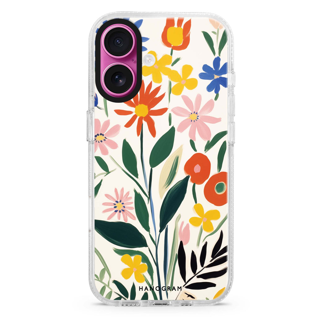 Floral Impressions Magsafe 兼容水晶透明保護殼