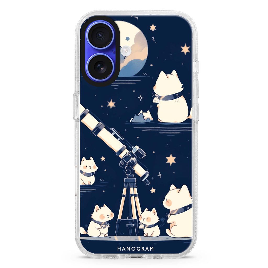 Stargazer Purr Magsafe 兼容水晶透明保護殼