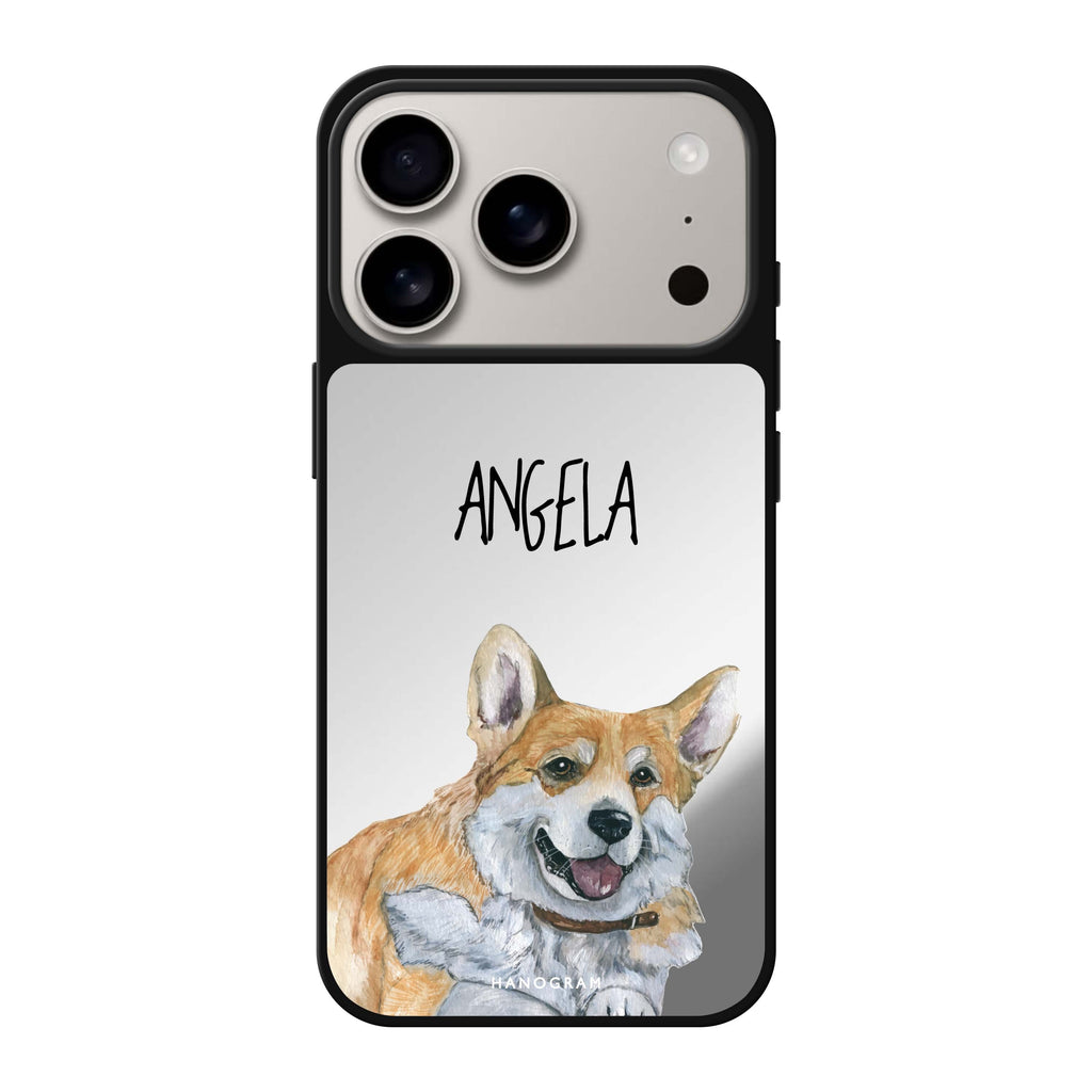 Corgi 狗狗 iPhone 17 Pro Max 鏡面手機殼主圖
