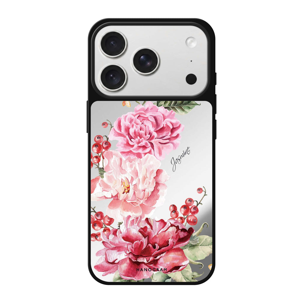 Pretty Watercolor Flowers 鏡面手機殼