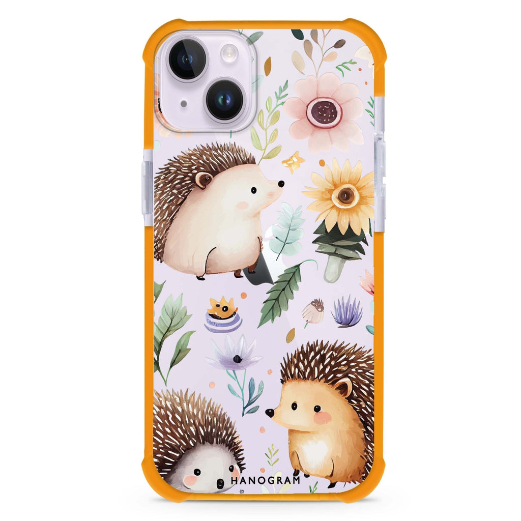Hedgehog & Floral 超強防摔保護殼