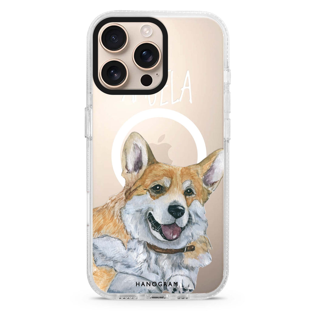 Corgi Magsafe 兼容水晶透明保護殼