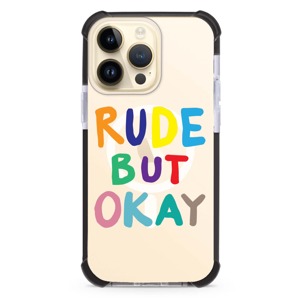 Rude but OKAY iPhone Magsafe 兼容超強防摔保護殼