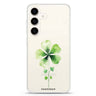 Green Bliss Samsung Galaxy S26/S25/S24 水晶透明保護殼正面展示