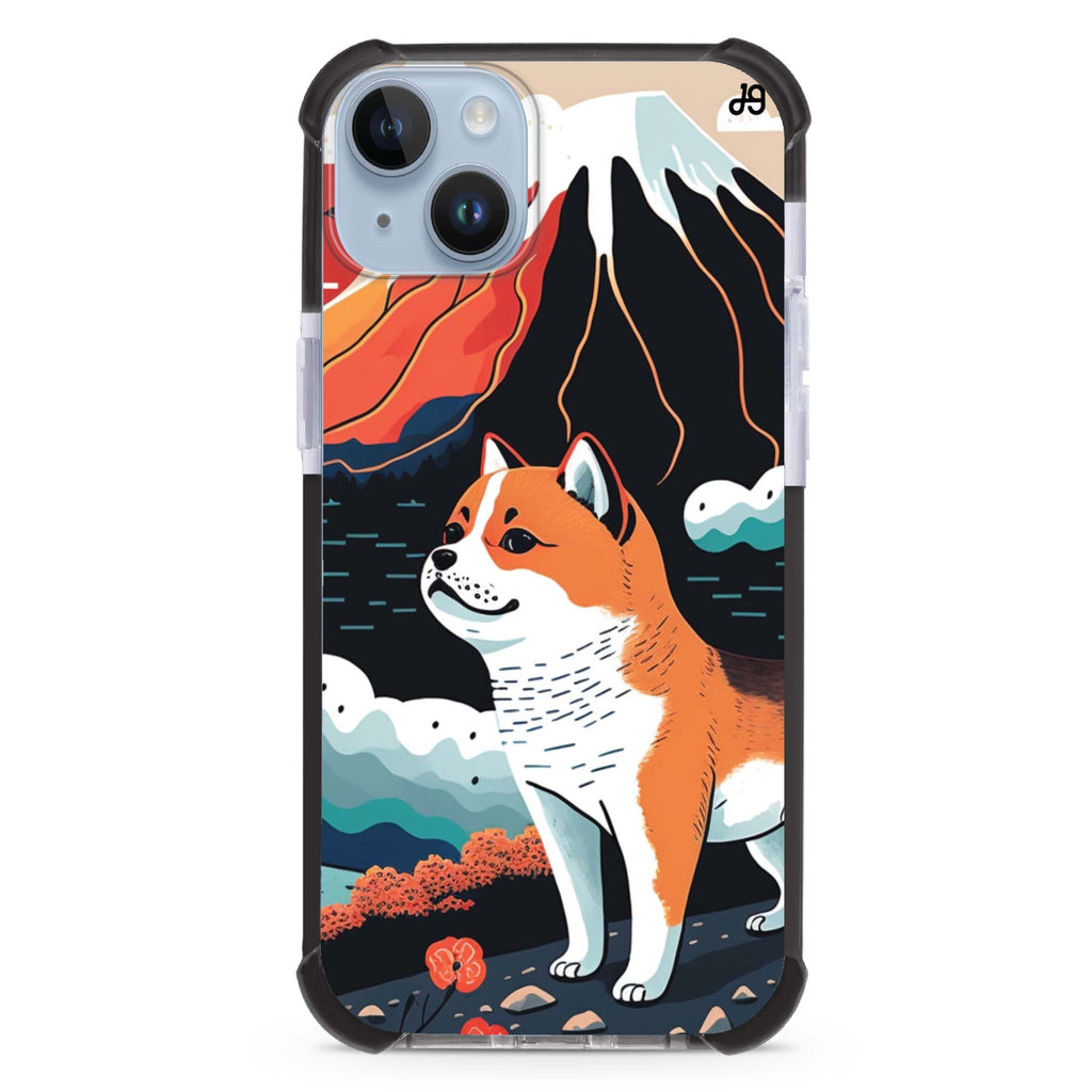 Shiba Inu with Fuji Mountain 超強防摔保護殼