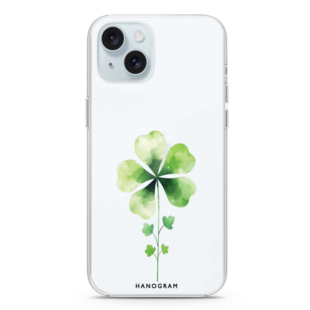 Green Bliss iPhone 15 水晶透明保護殼