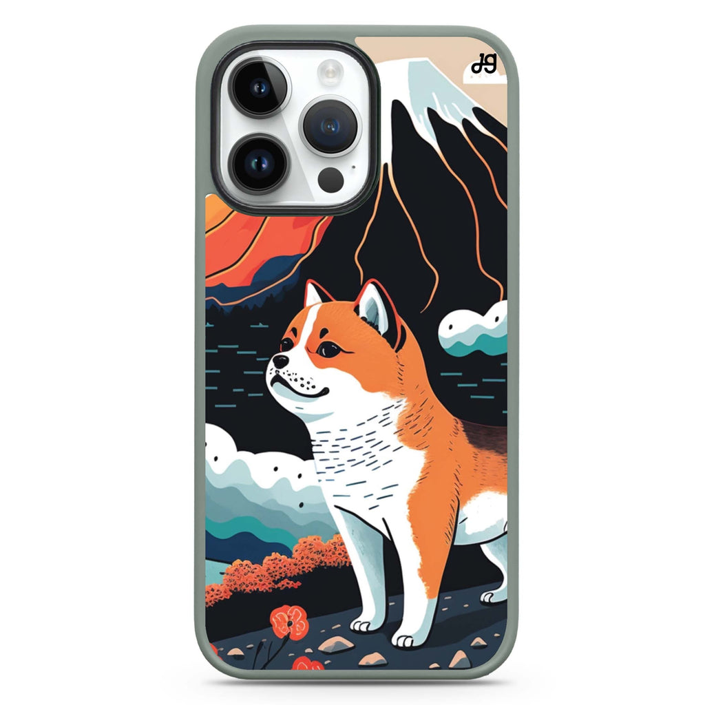 Shiba Inu with Fuji Mountain 防衝擊保護殼