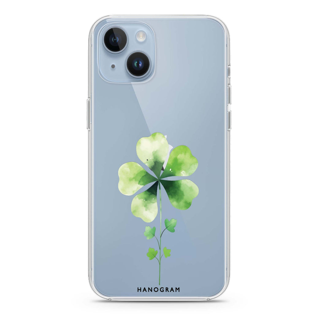 Green Bliss iPhone 14 水晶透明保護殼