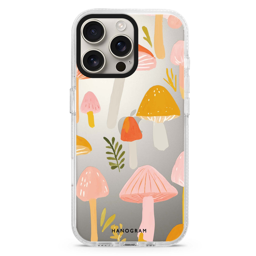 Blushing Mushrooms 水晶透明保護殼