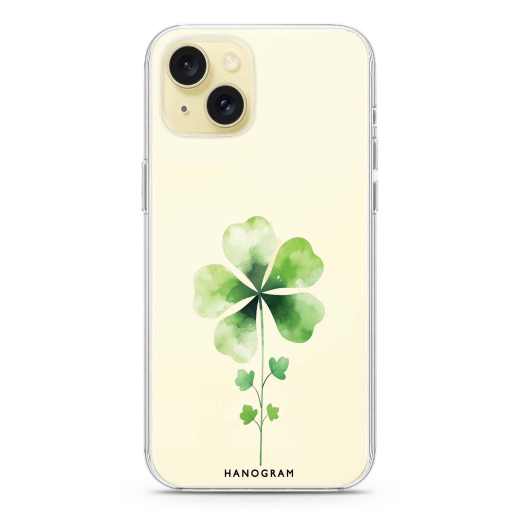 Green Bliss iPhone 15 Plus水晶透明保護殼