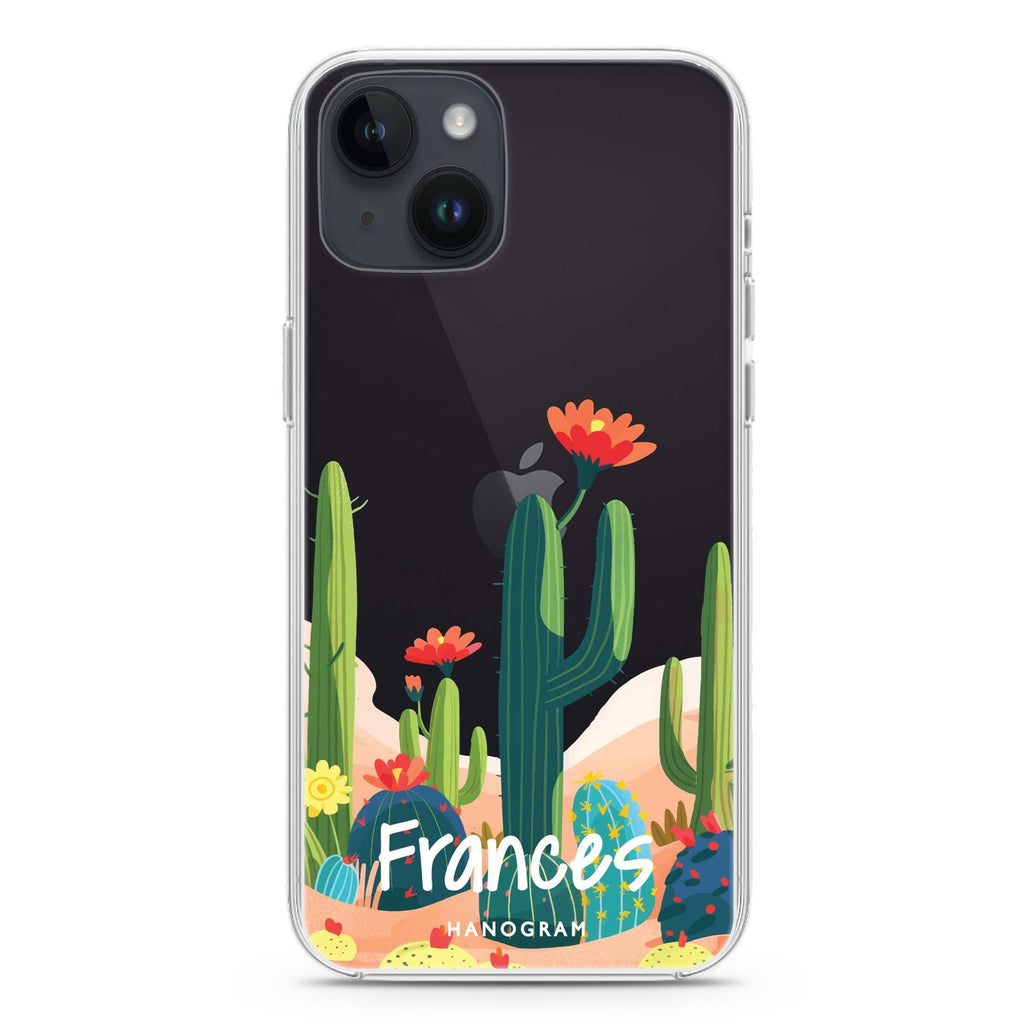 Desert Bloom iPhone 15 水晶透明保護殼