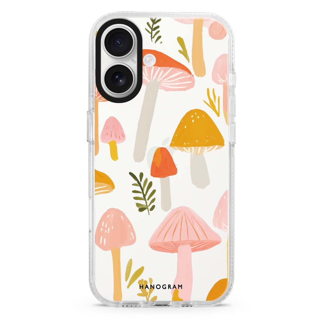Blushing Mushrooms 水晶透明保護殼