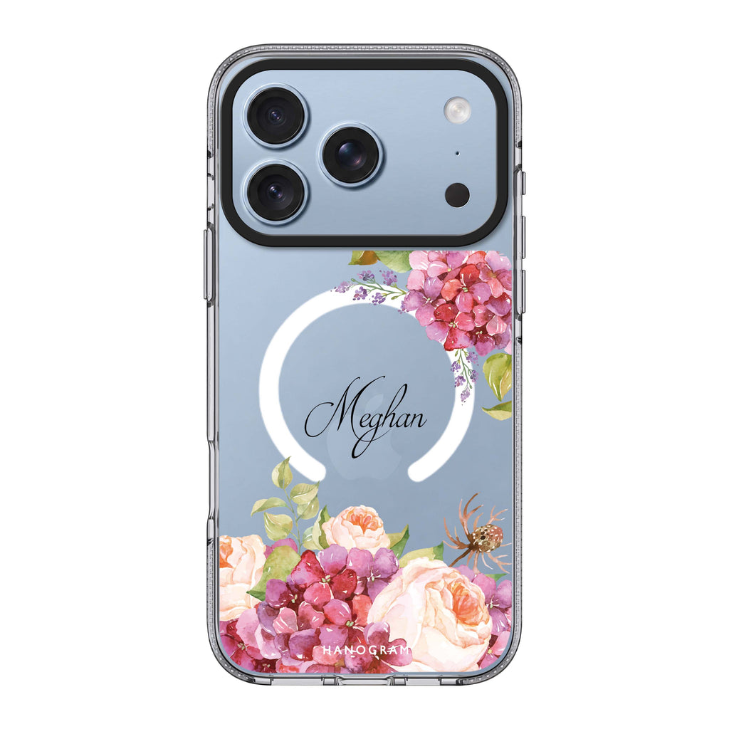 Pretty Floral 水晶透明保護殼