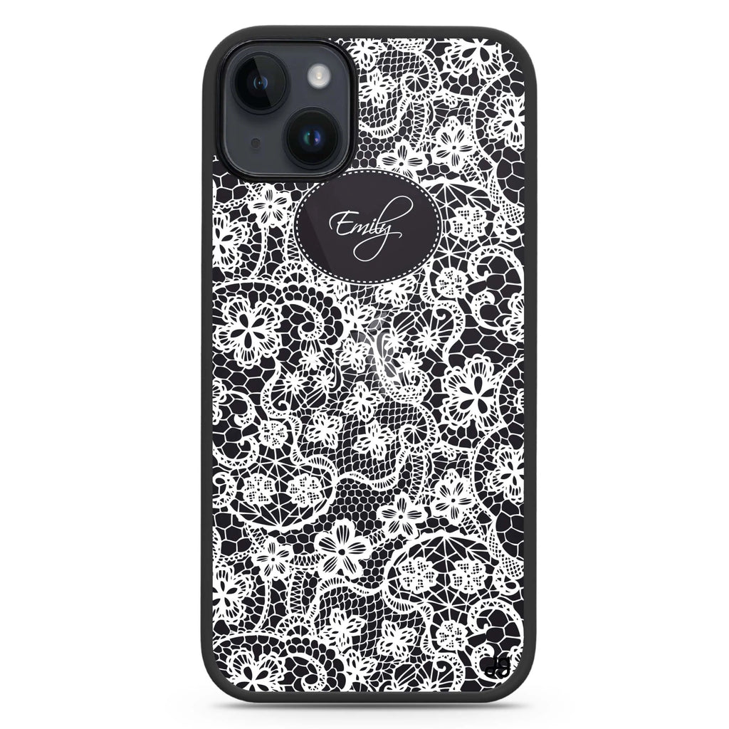 My Floral Lace iPhone 15 Plus 防衝擊保護殼