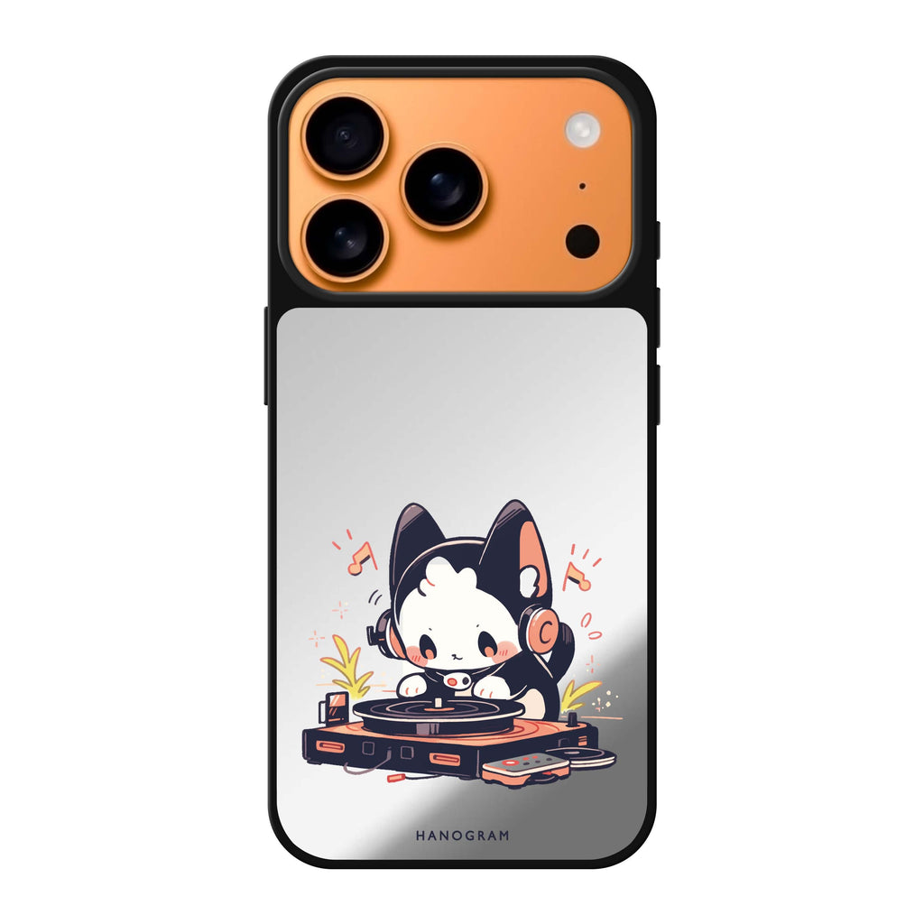 DJ Paws Play 動物 iPhone 17 Pro Max 鏡面手機殼主圖