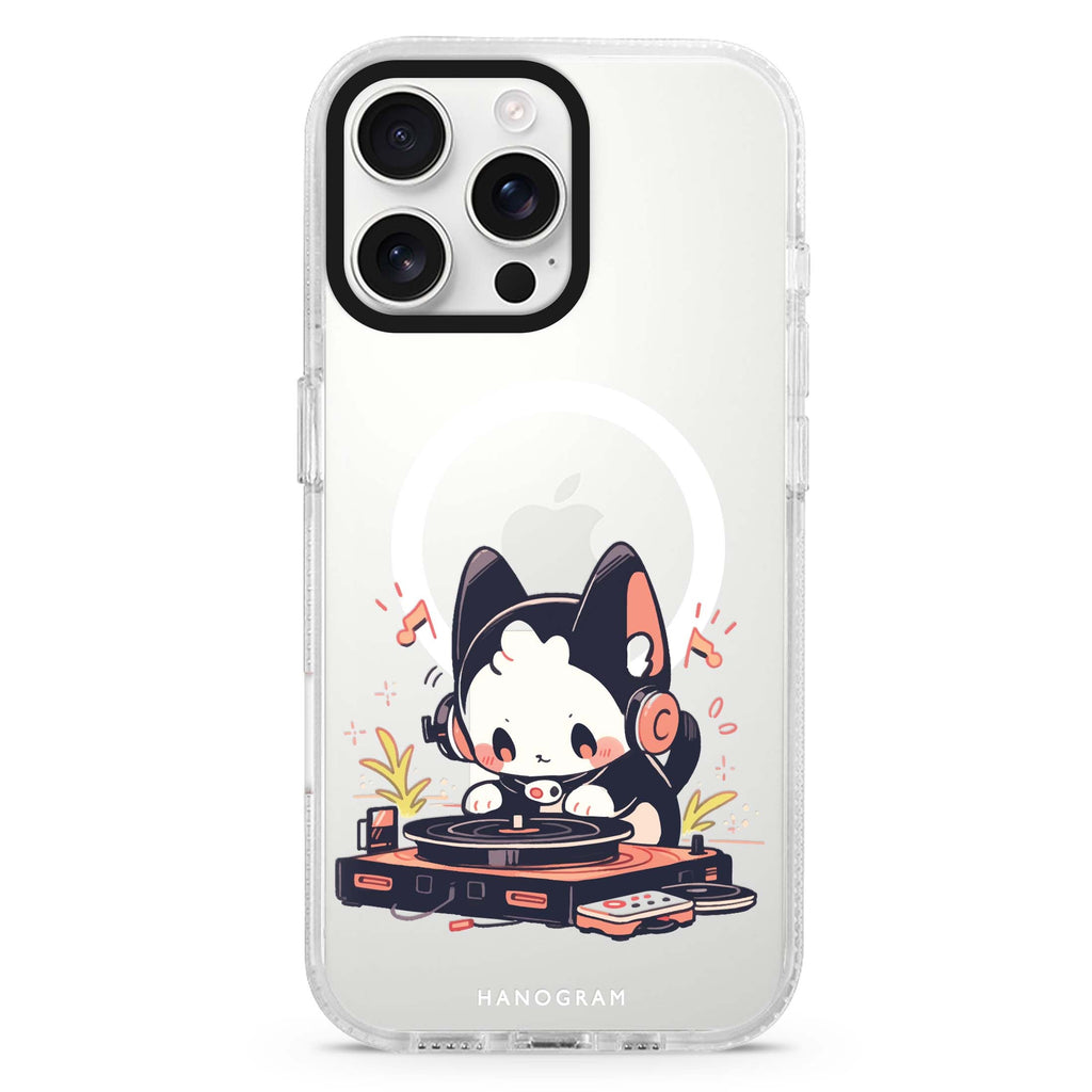 DJ Paws Play Magsafe 兼容水晶透明保護殼