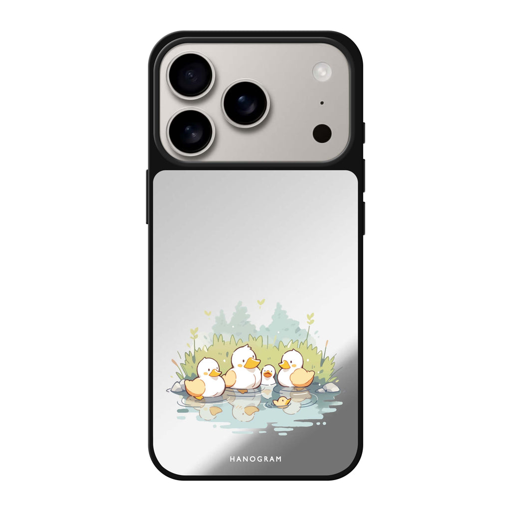 River Duck Delight 鳥類 iPhone 17 Pro Max 鏡面手機殼主圖