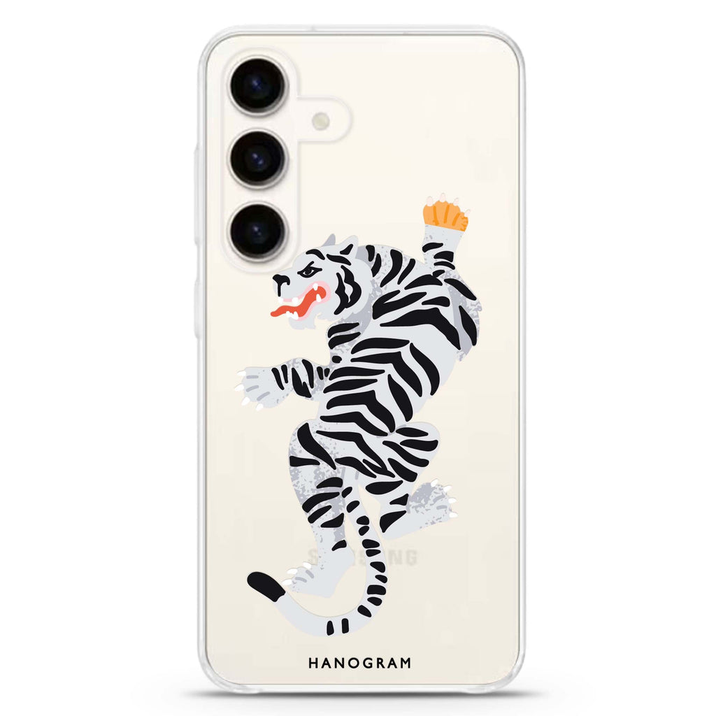 Tiger Samsung Galaxy S26/S25/S24 水晶透明保護殼正面展示