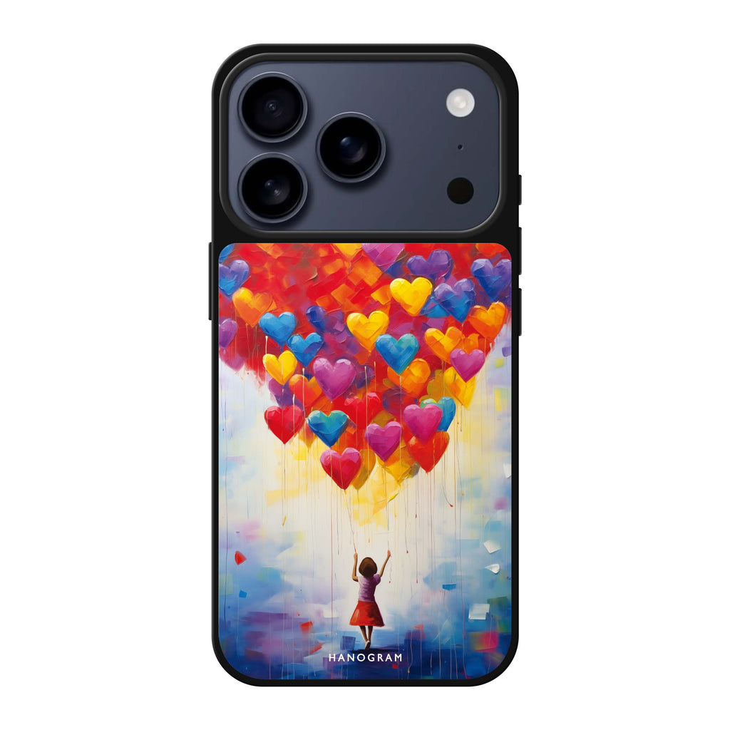 Melting Love 愛心 iPhone 17 Pro Max 鏡面手機殼主圖