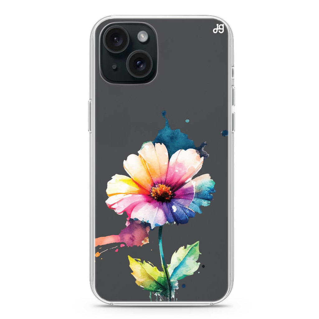 A Beautiful Flower iPhone 15 水晶透明保護殼