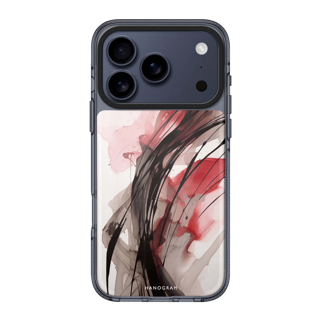 Artisan Strokes iPhone 17 Pro Max MagSafe 水晶透明保護殼 抽象圖案設計 圖1