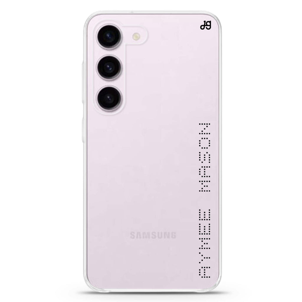 Digital Name Samsung Galaxy 水晶透明保護殼