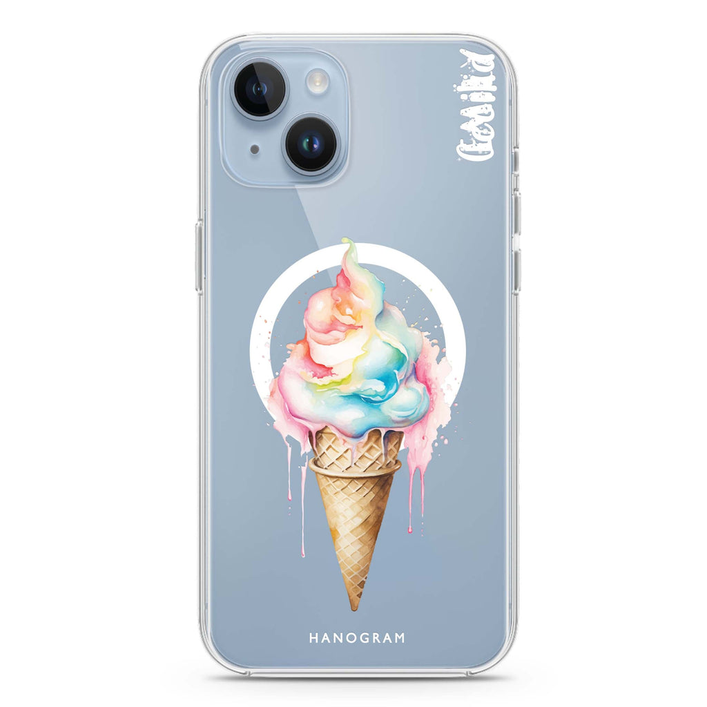 Frozen Bliss iPhone 14 Plus Magsafe 兼容水晶透明保護殼