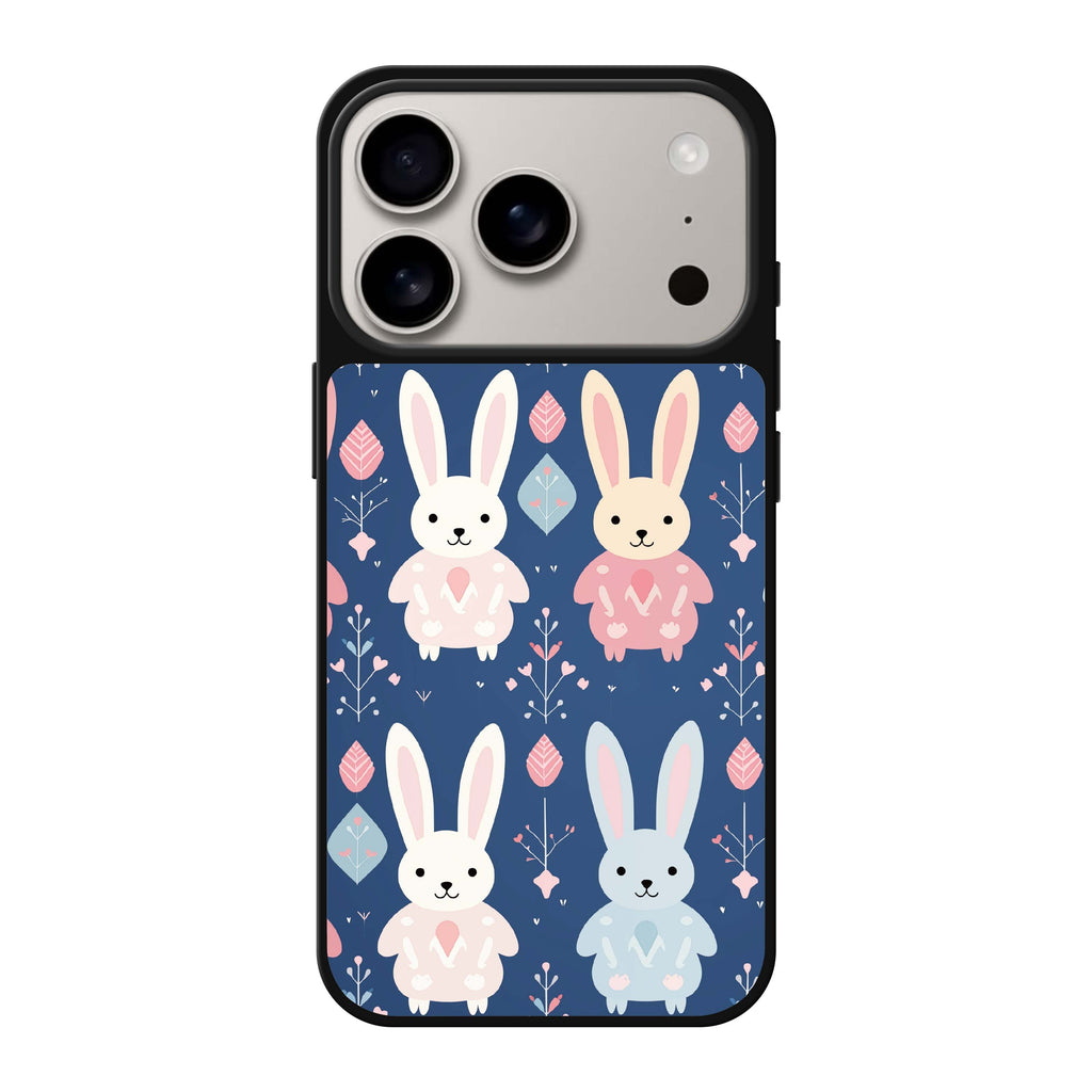 Bunny Bliss 兔子 iPhone 17 Pro Max 鏡面手機殼主圖