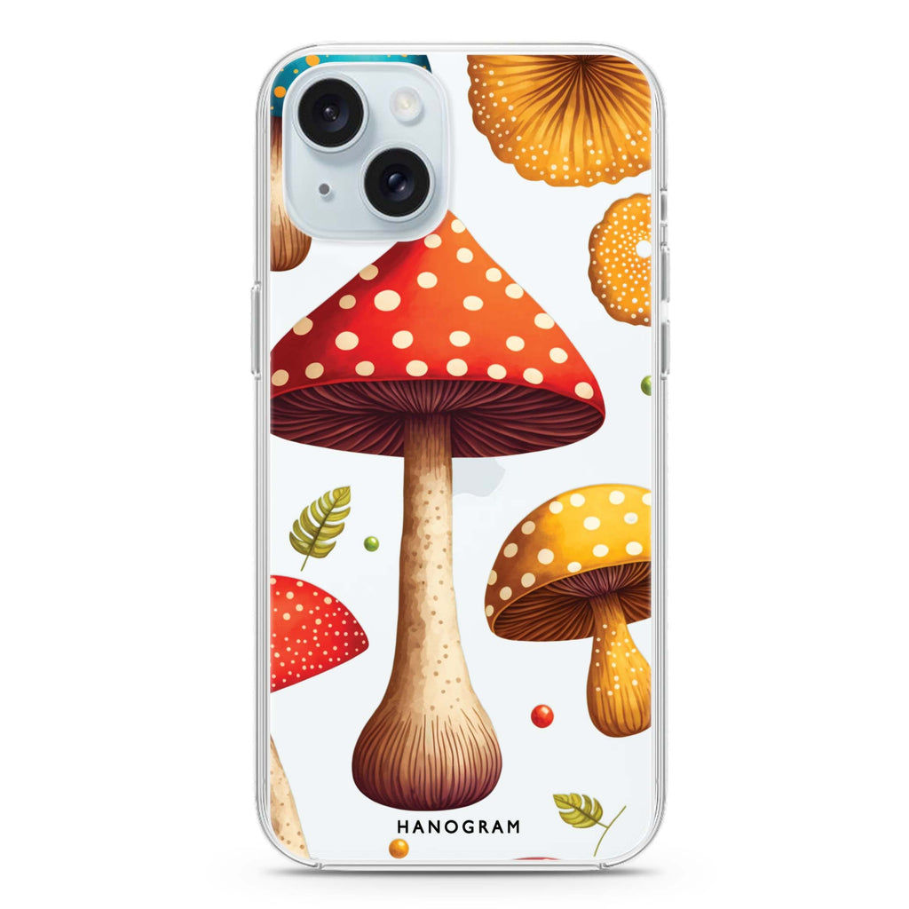 Mushroom time iPhone 15 水晶透明保護殼