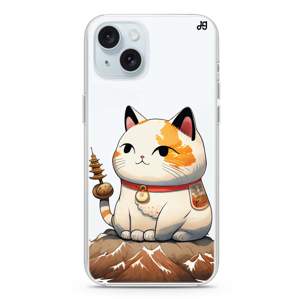 A Cute Cat iPhone 15 plus 水晶透明保護殼