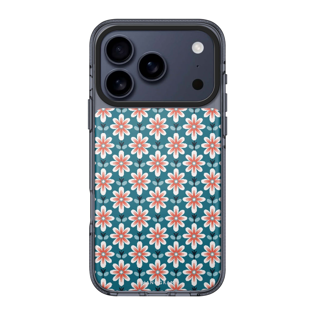 Infinite Petals iPhone 17 Pro Max MagSafe 水晶透明保護殼 花卉圖案設計 圖1