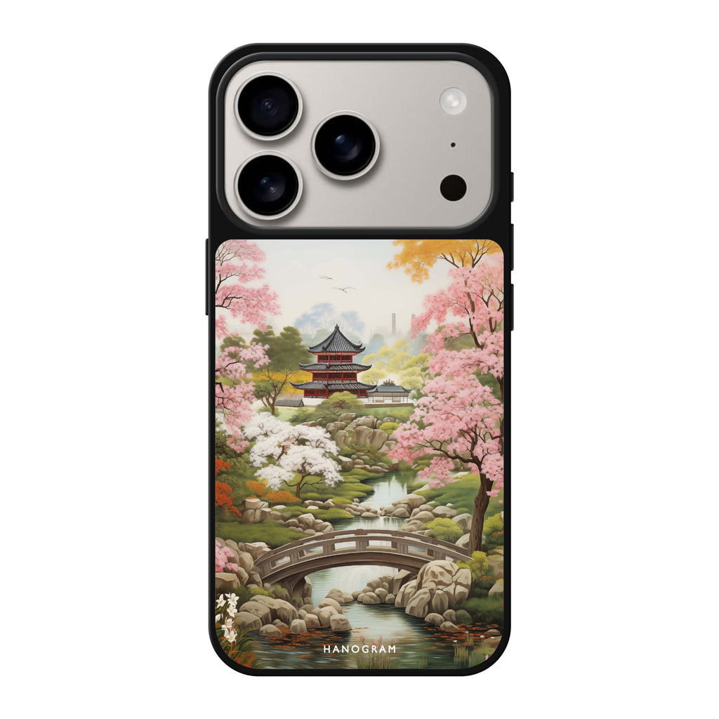 Oriental Blossom 花卉 iPhone 17 Pro Max 鏡面手機殼主圖