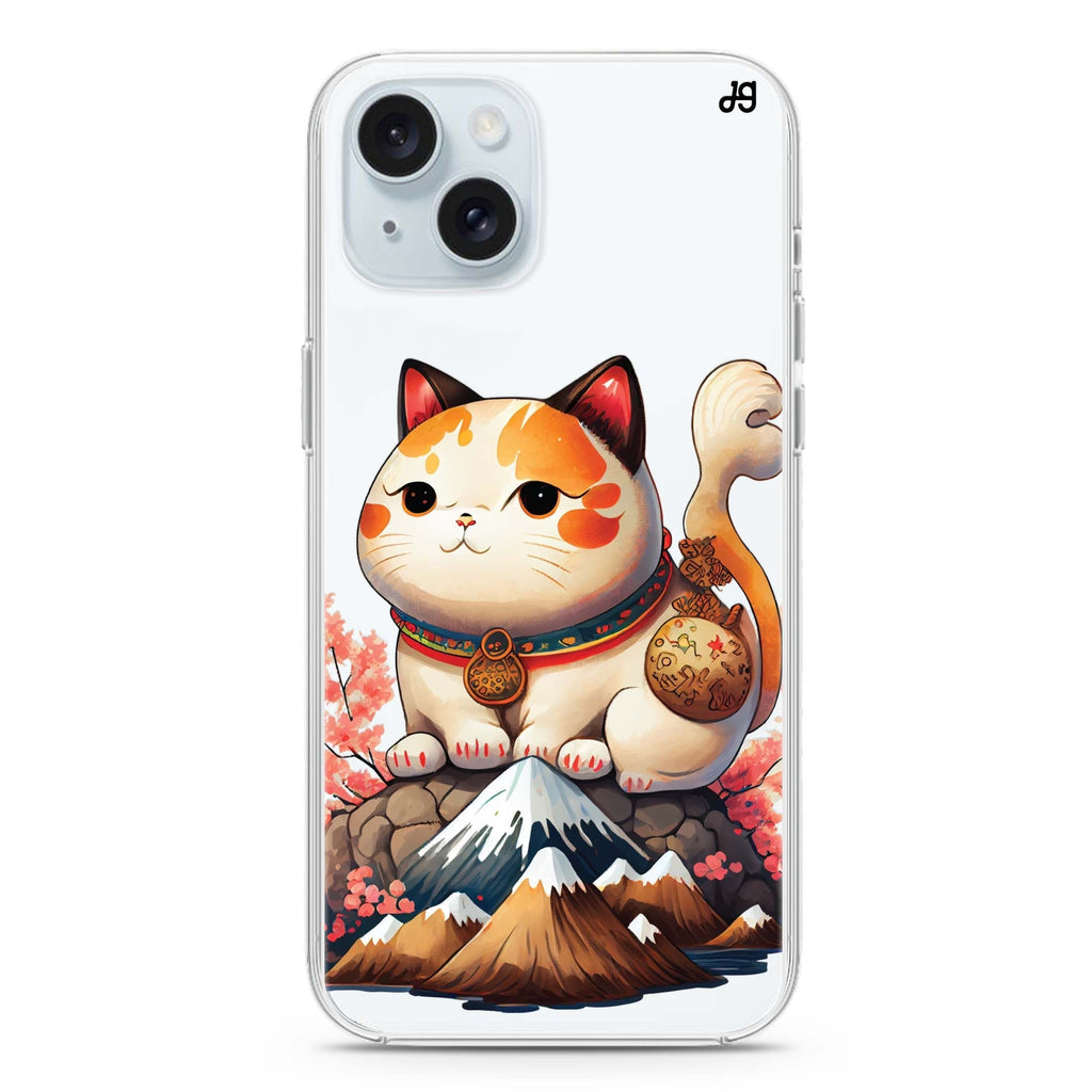 Kawaii Cat iPhone 15 plus 水晶透明保護殼