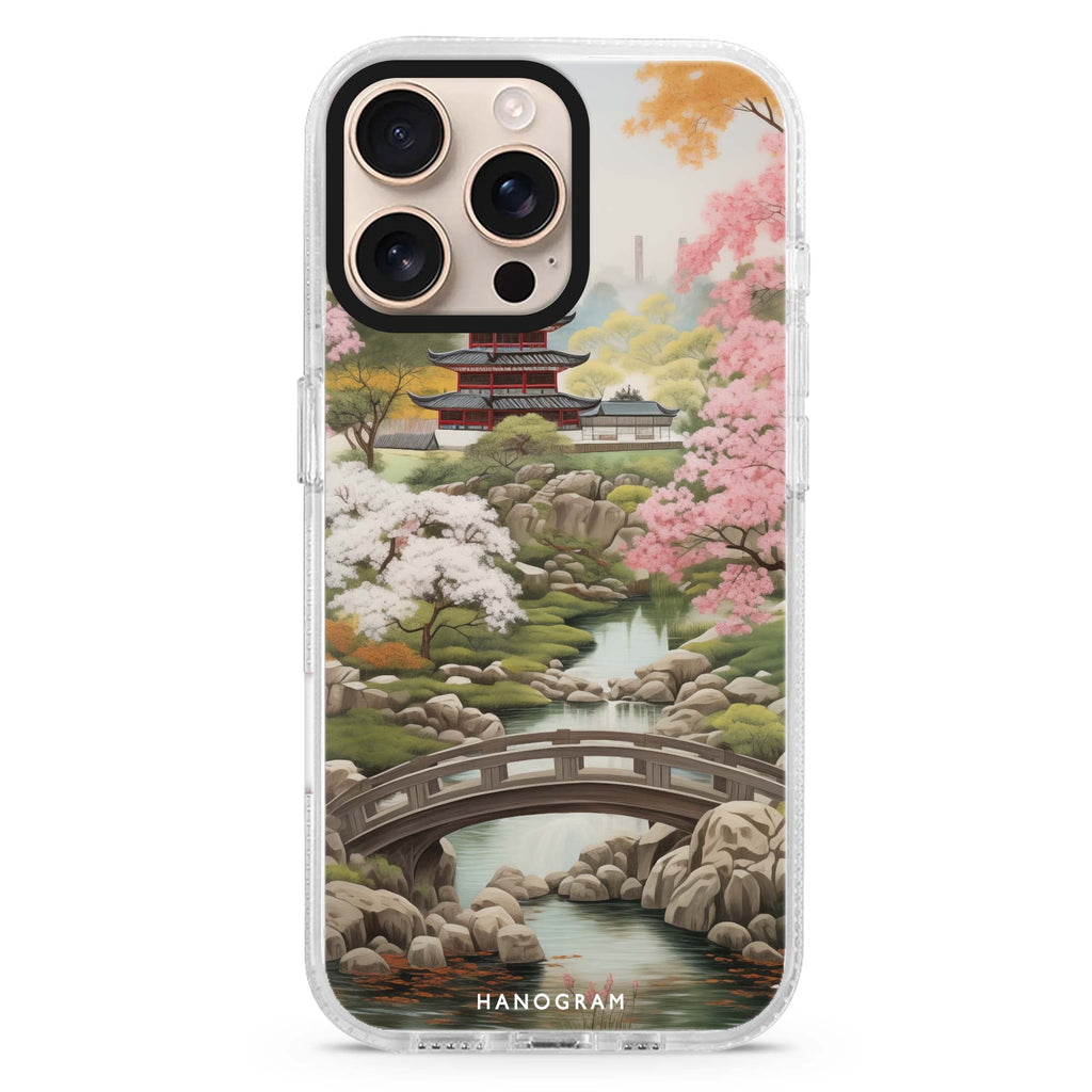 Oriental Blossom Magsafe 兼容水晶透明保護殼