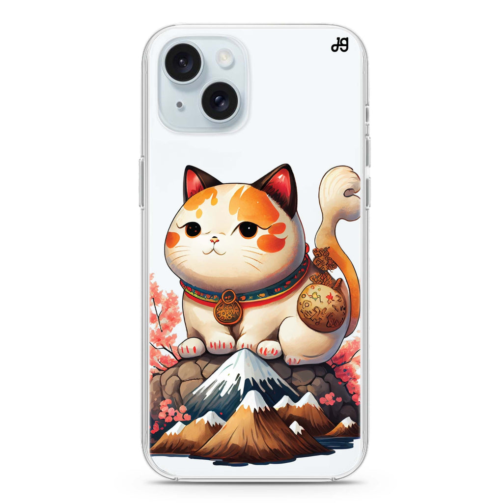 Kawaii Cat iPhone 15 水晶透明保護殼