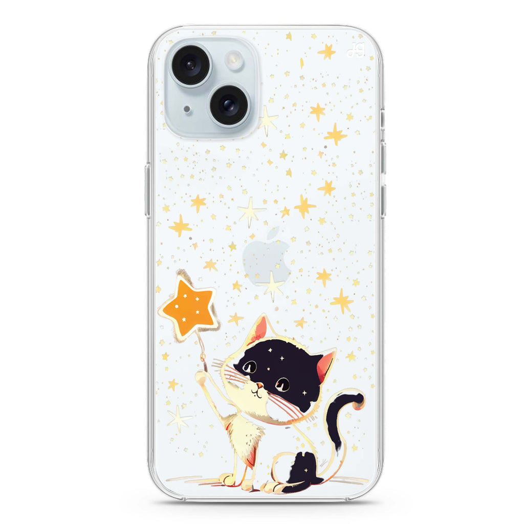Cat & Star iPhone 15 plus 水晶透明保護殼