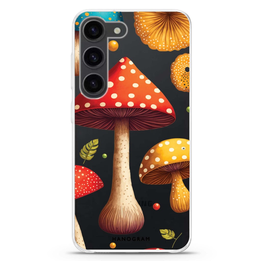 Mushroom time Samsung Galaxy 水晶透明保護殼