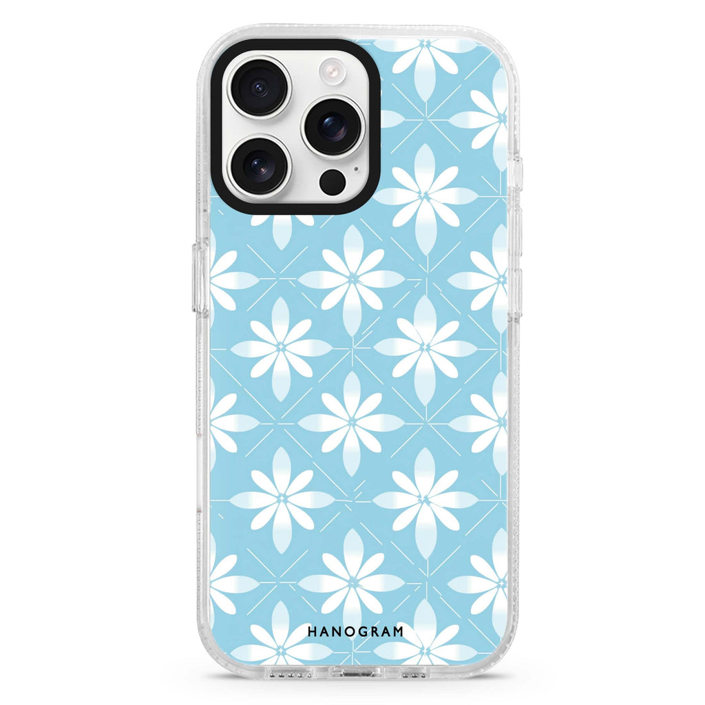Floral Fusion Magsafe 兼容水晶透明保護殼