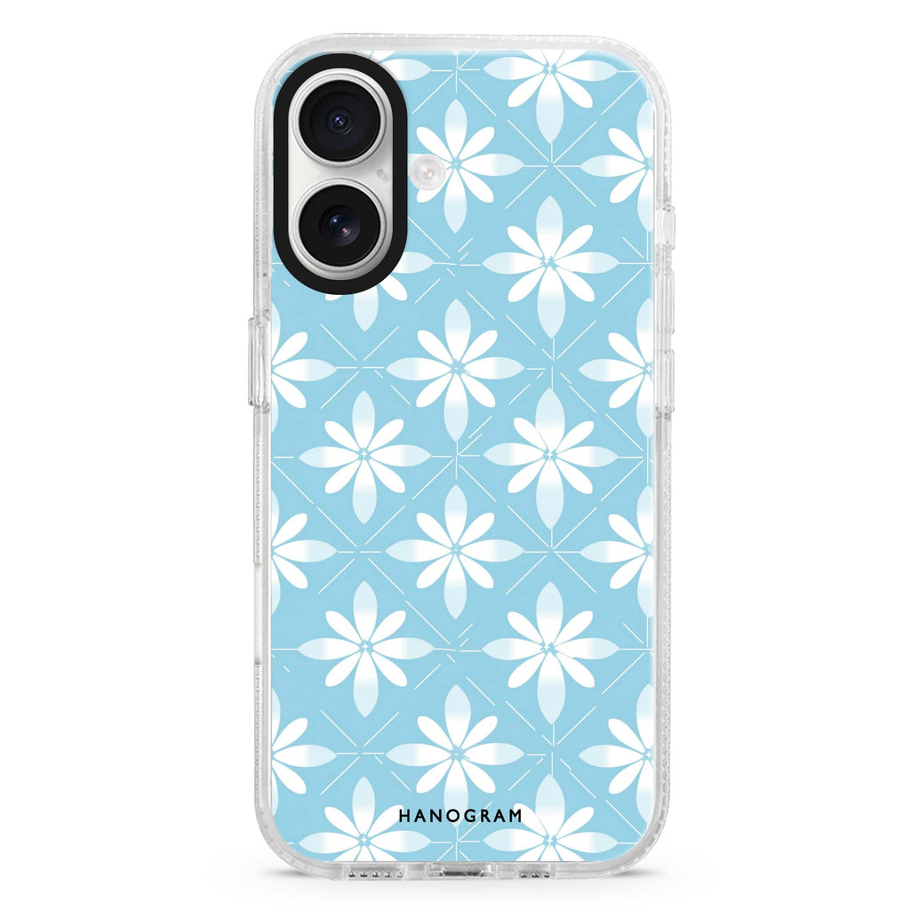 Floral Fusion Magsafe 兼容水晶透明保護殼